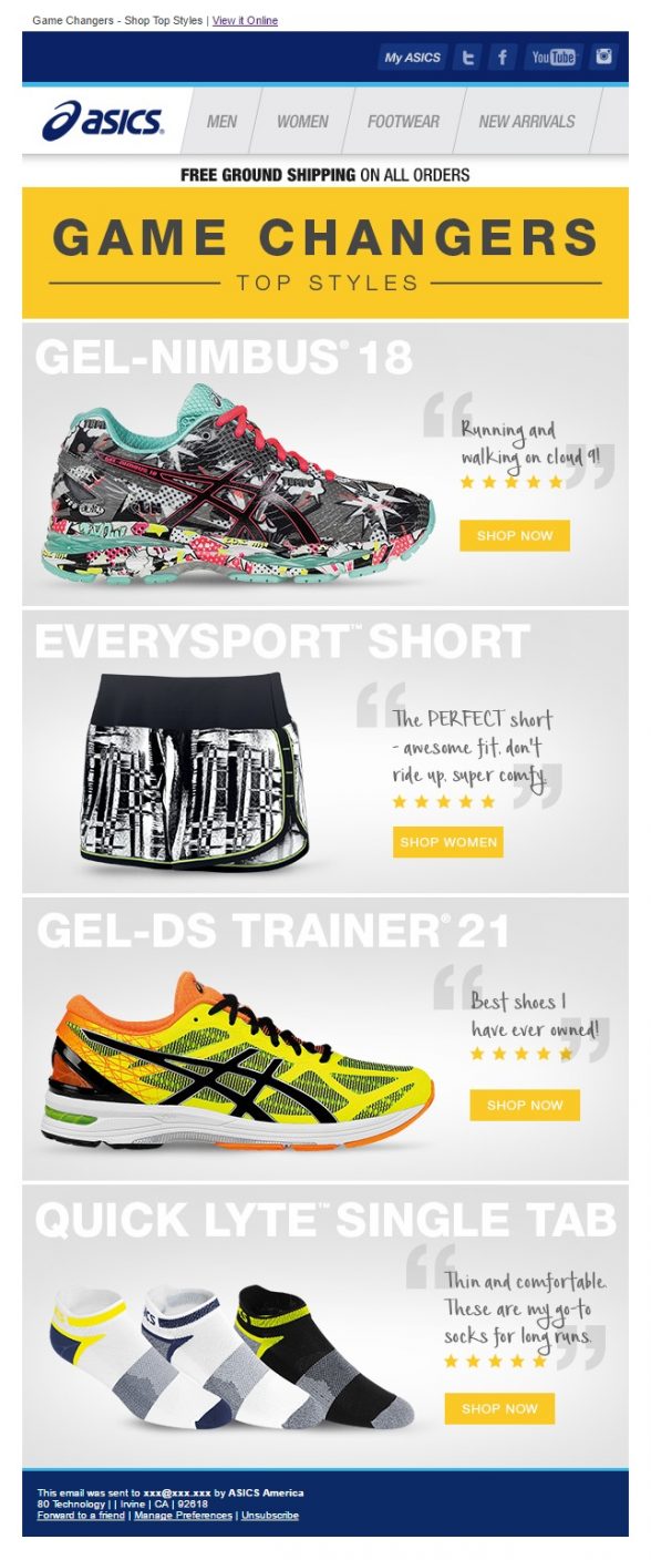 25 Examples of Sportswear Brands' Marketing Emails MailBakery