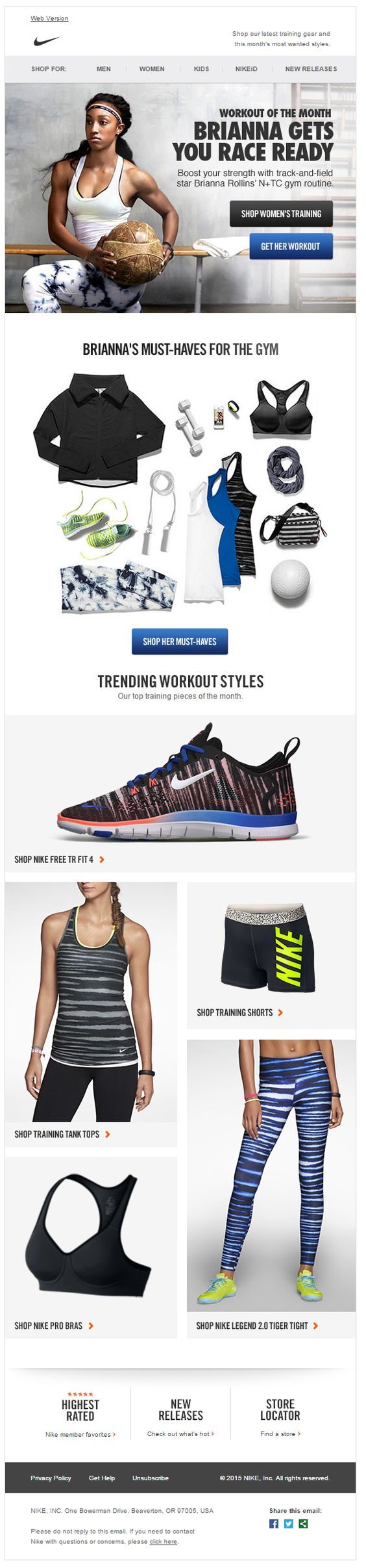 25 Examples of Sportswear Brands' Marketing Emails MailBakery