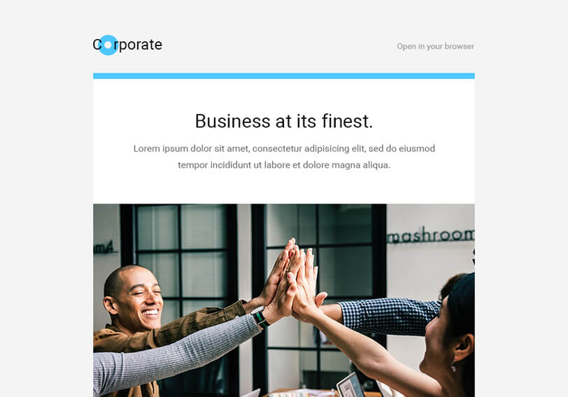 Corporate - Business Email Template