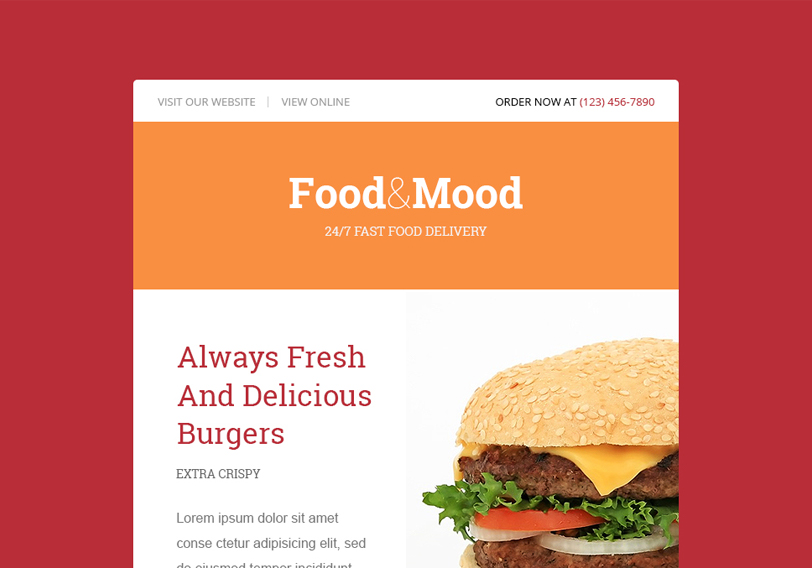 Food&Mood - Fast Food Newsletter