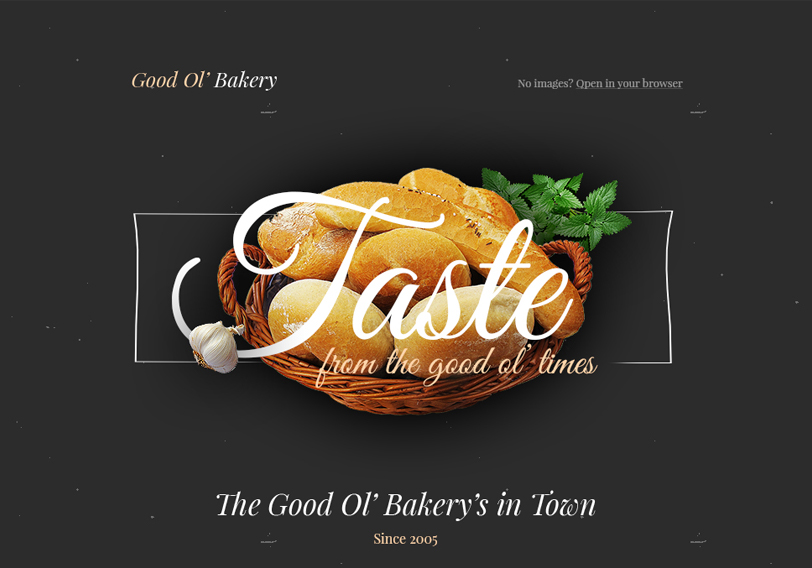 Good Ol' Bakery - Bakery Newsletter