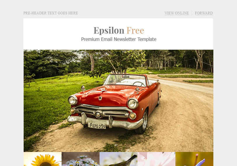 MailBakery Epsilon - Arts and Culture Email Template