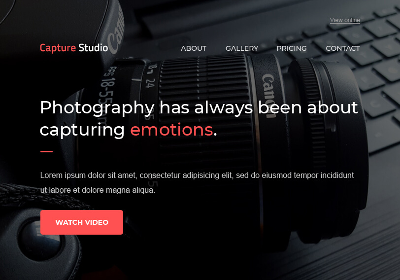 Capture Studio: Your Premier Photography Newsletter Template