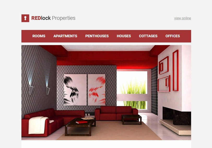 RedRock Properties - Real Estate Email Template