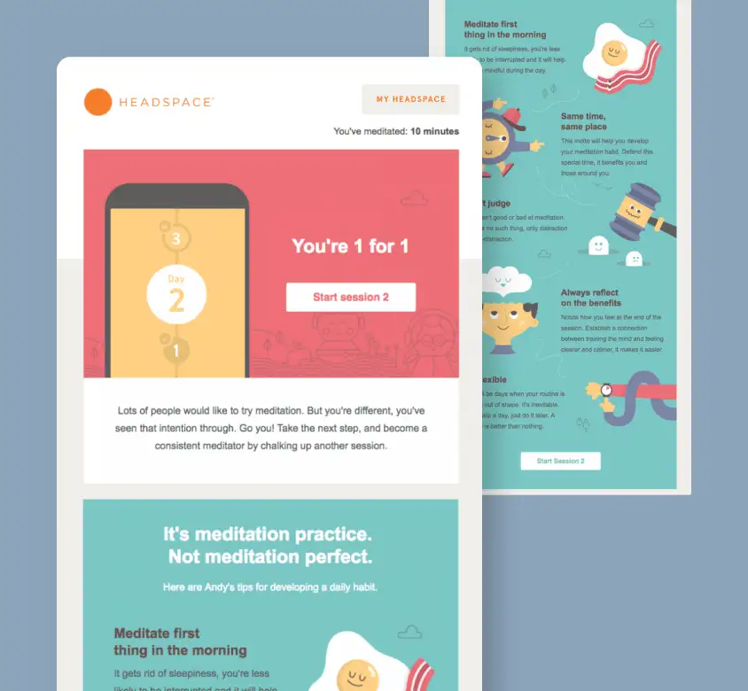 headspace retention email
