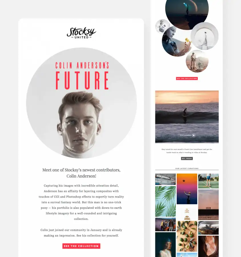 Stocksy United retention email