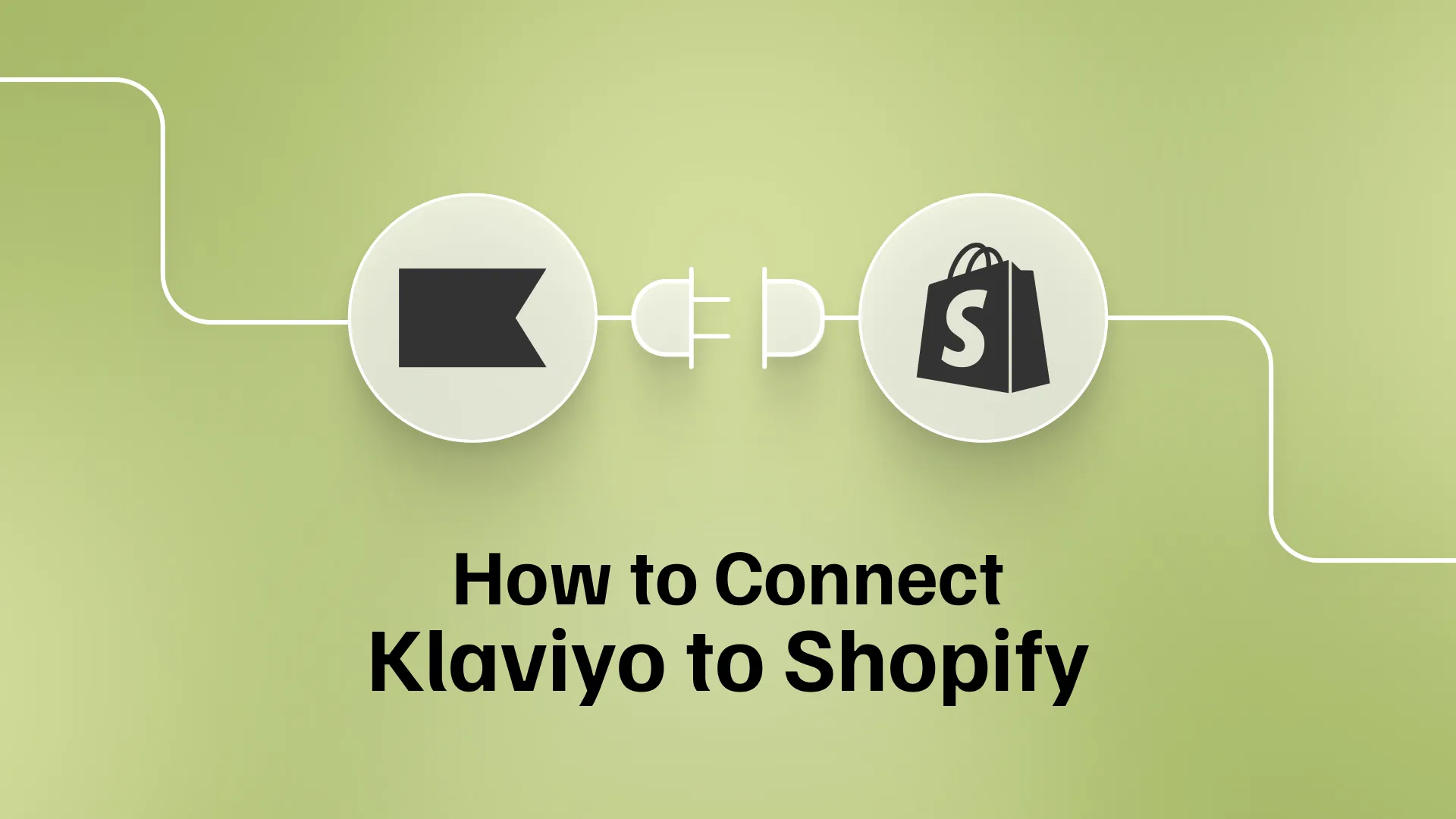 Klaviyo and Shopify integration showing the two platforms connected