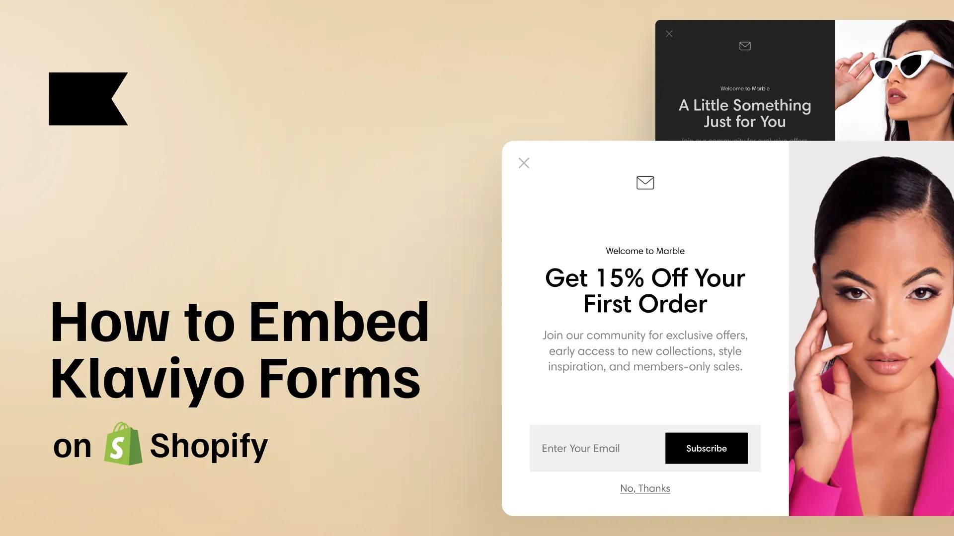 How to embed Klaviyo forms on Shopify and set up signup forms correctly
